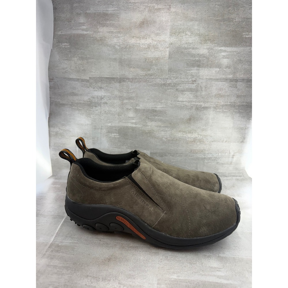 Merrell Men Jungle Moc Gunsmoke Suede Slip On Shoes J60787 Size 13 - Picture 9 of 11